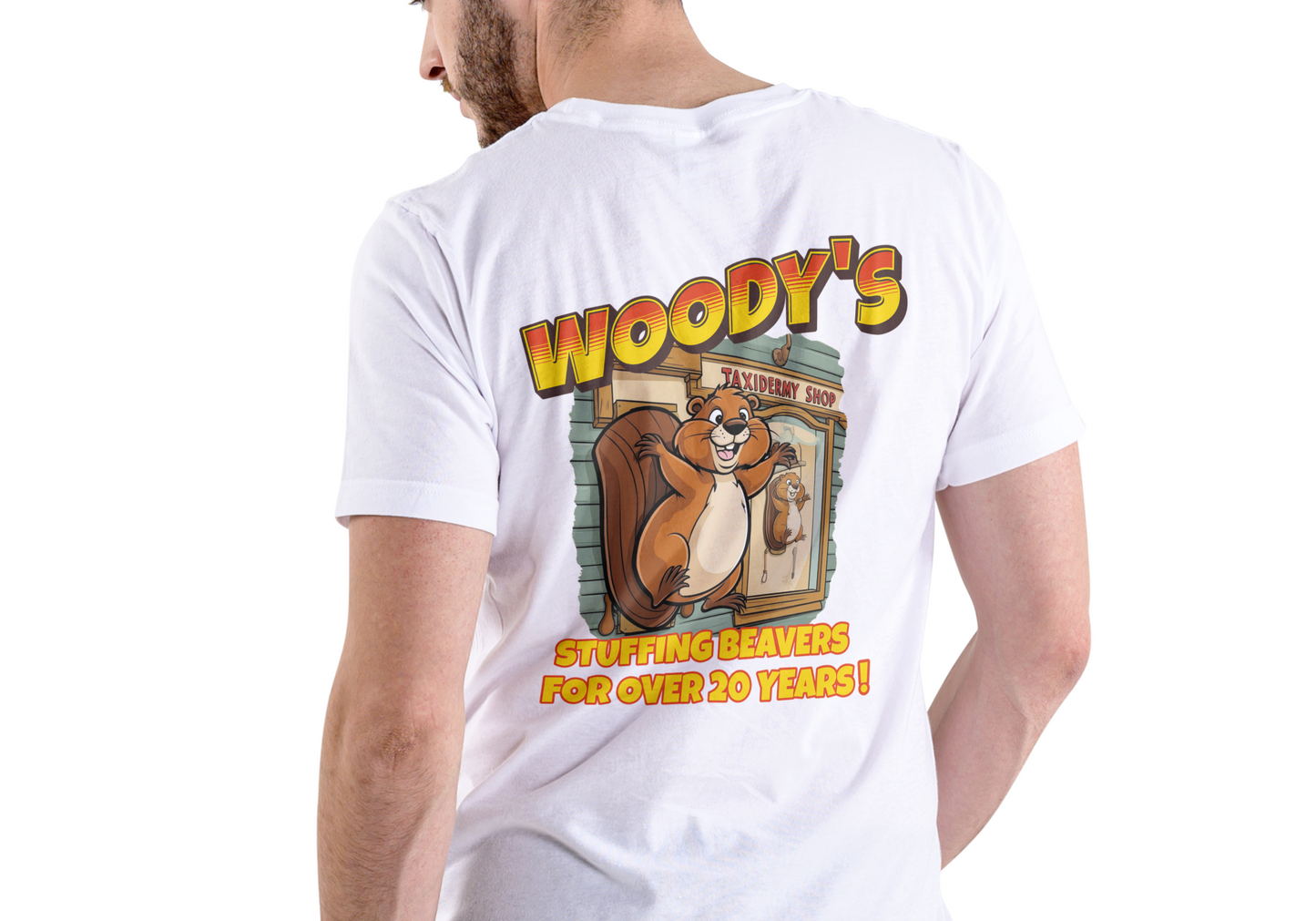WOODY'S TAXIDERMY SHOP, T-SHIRT, UNISEX, COTTON