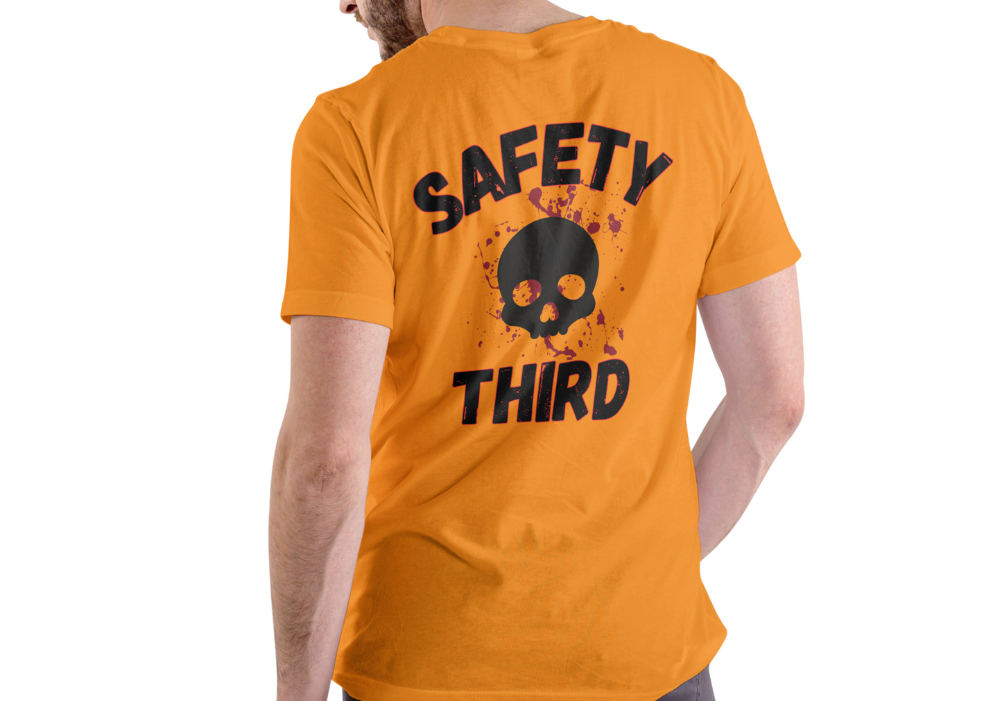 SAFETY THIRD WORK T-SHIRT , T-SHIRT, UNISEX, COTTON