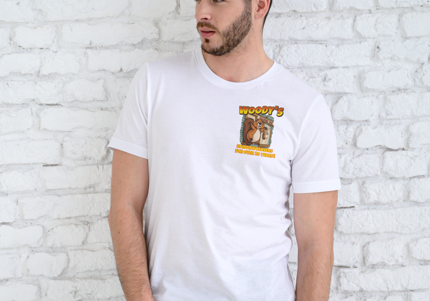 WOODY'S TAXIDERMY SHOP, T-SHIRT, UNISEX, COTTON