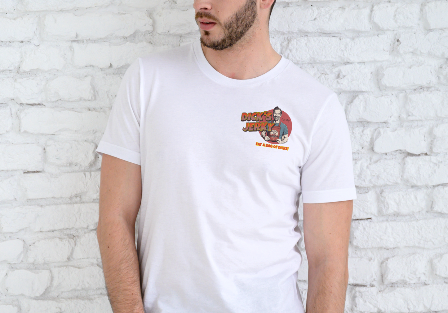 DICK'S BEEF JERKY, T-SHIRT, UNISEX, COTTON