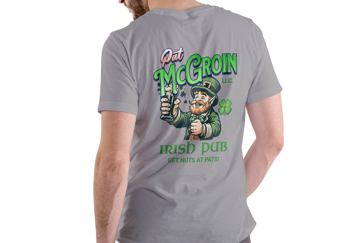 PAT MCGROIN IRISH PUB, T-SHIRT, UNISEX, COTTON