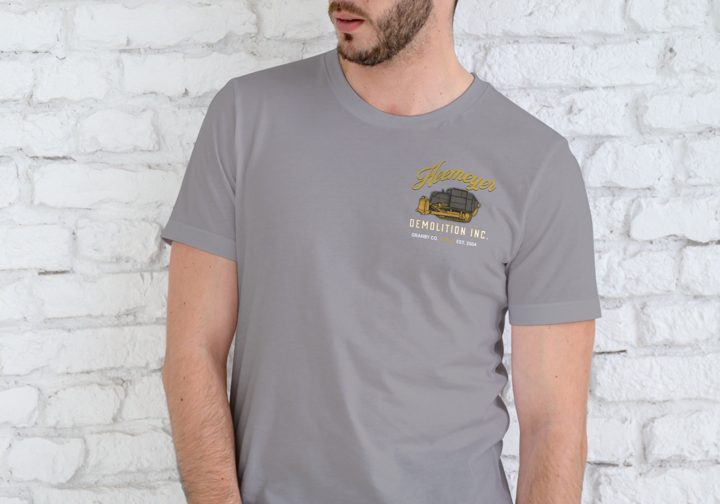 NEW HEEMEYER DEMOLITION INC., T-SHIRT, UNISEX, COTTON