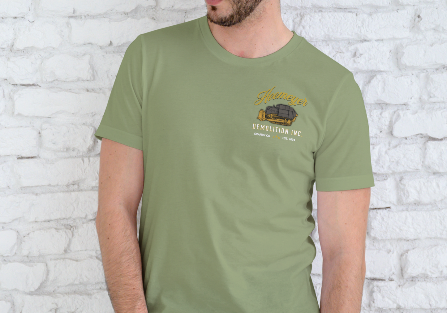 NEW HEEMEYER DEMOLITION INC., T-SHIRT, UNISEX, COTTON