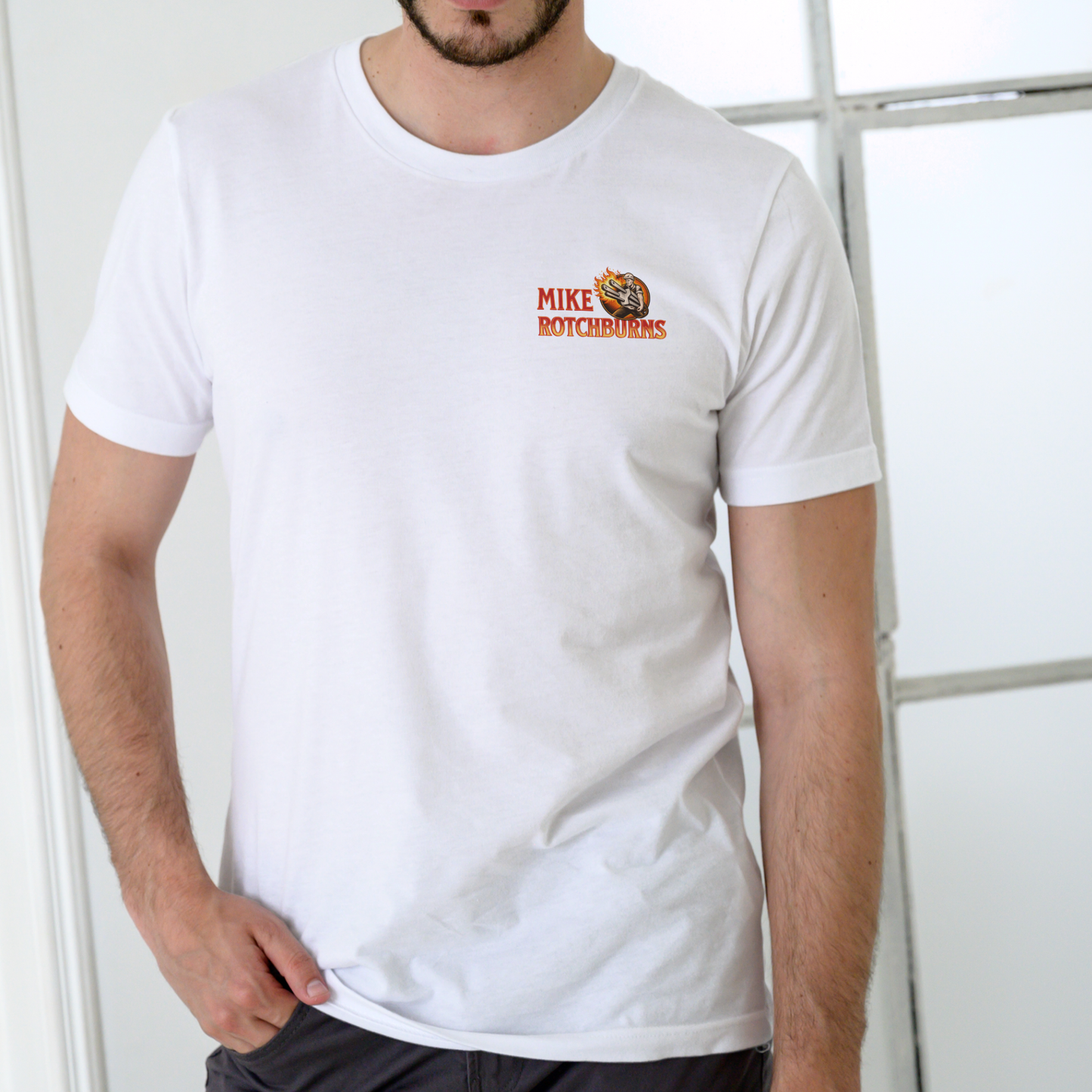 Mike Rotchburns Electric Co. – Funny Name T-Shirt | Unisex Cotton Tee