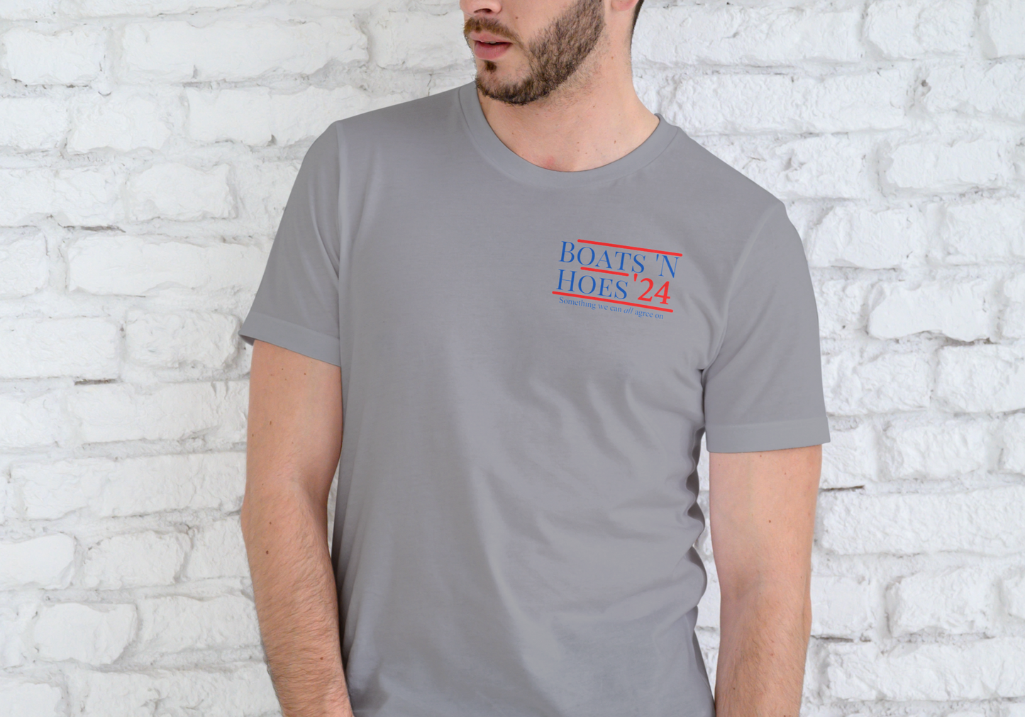 BOATS AND HOES 2024, T-SHIRT, UNISEX, COTTON