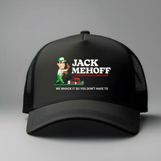 JACK MEHOFF LANDSCAPING AND LAWNCARE TRUCKER HAT