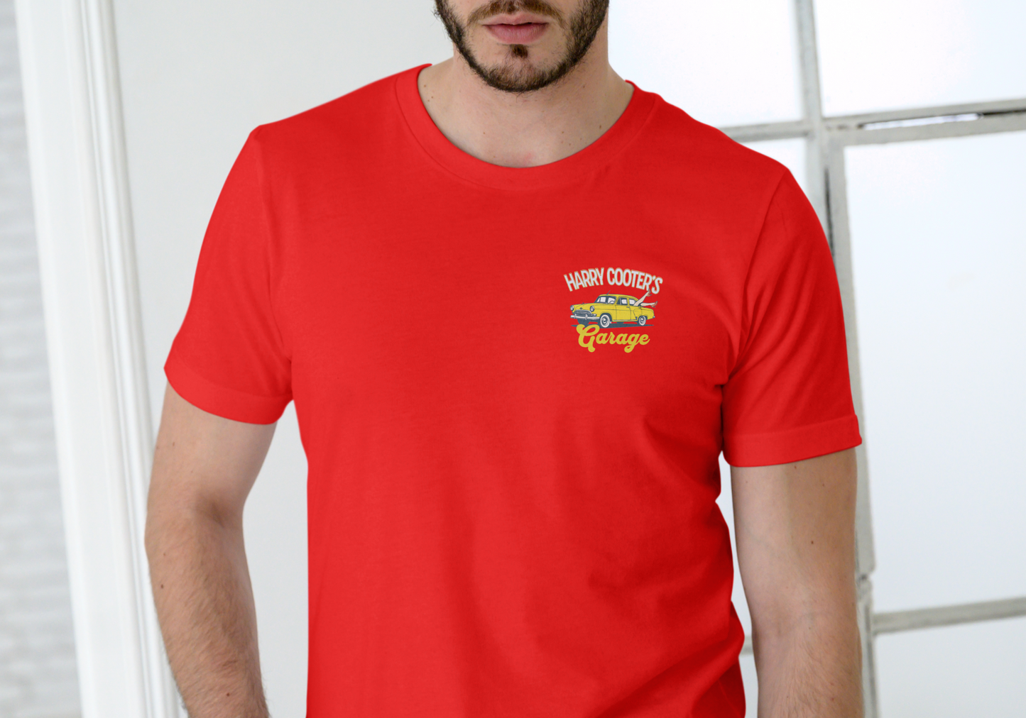 HARRY COOTER'S GARAGE, T-SHIRT, UNISEX, COTTON