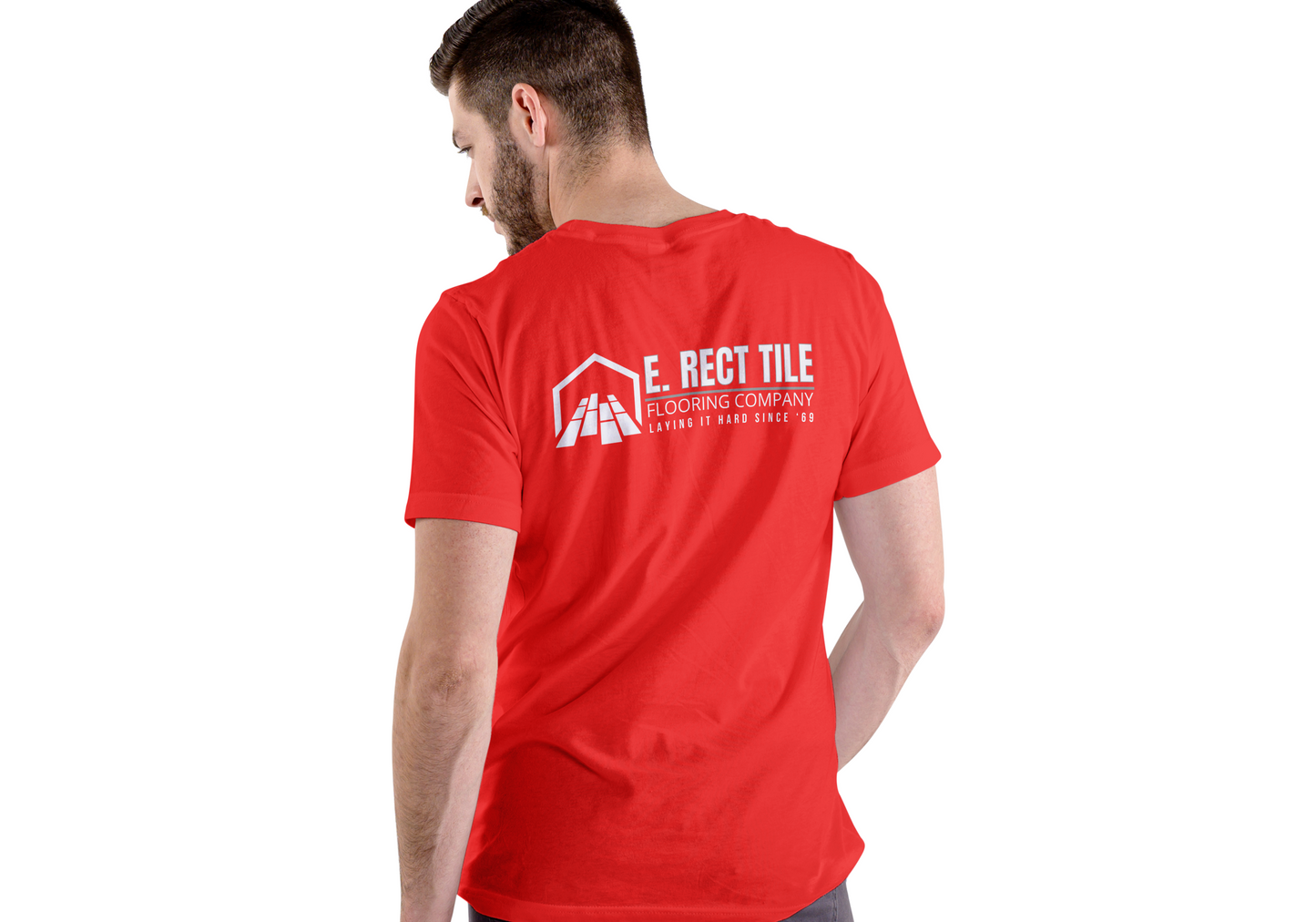 E Rect Tile Flooring Co., T-SHIRT, UNISEX, COTTON