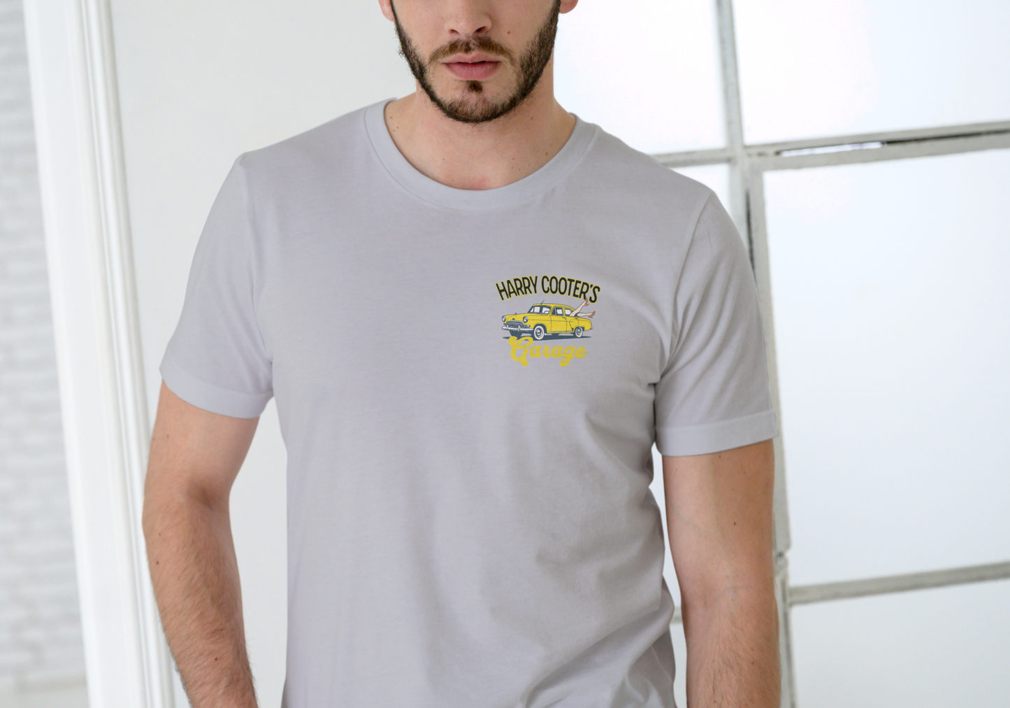 HARRY COOTER'S GARAGE, T-SHIRT, UNISEX, COTTON