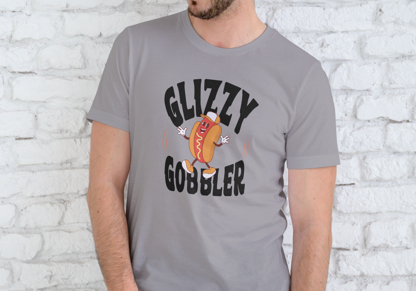 GLIZZY GOBBLER, T-SHIRT, UNISEX, COTTON