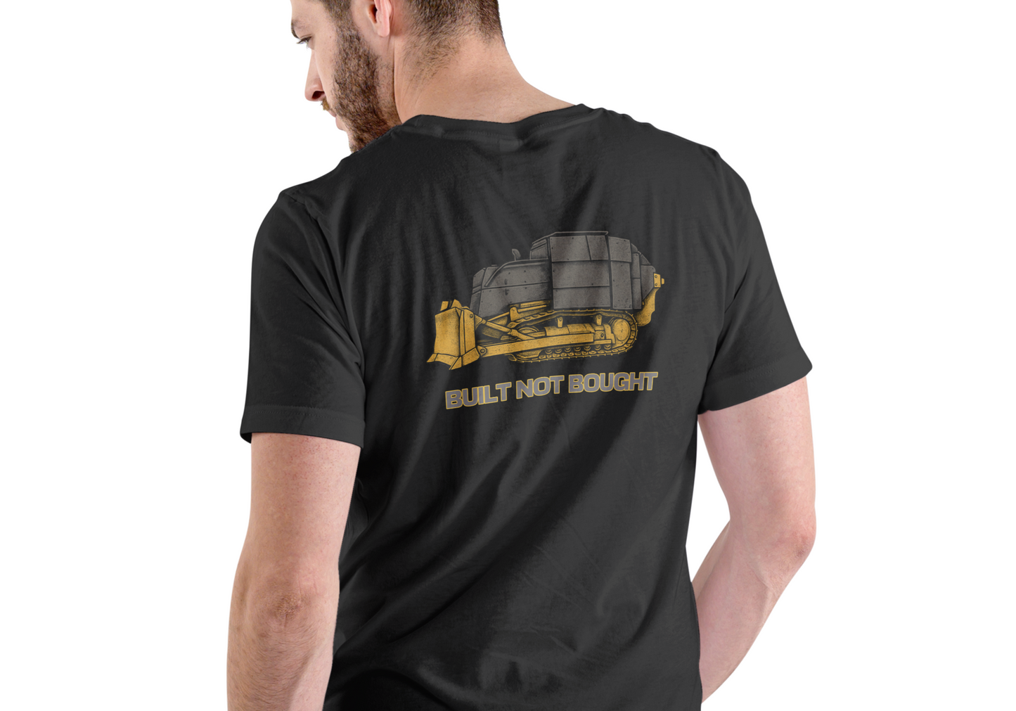 HEEMEYER BUILT NOT BOUGHT, T-SHIRT, UNISEX, COTTON