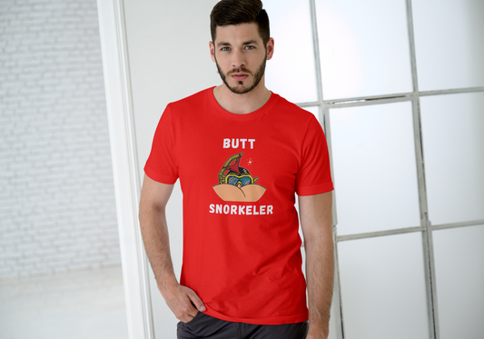 BUTT SNORKELER, T-SHIRT, UNISEX, COTTON