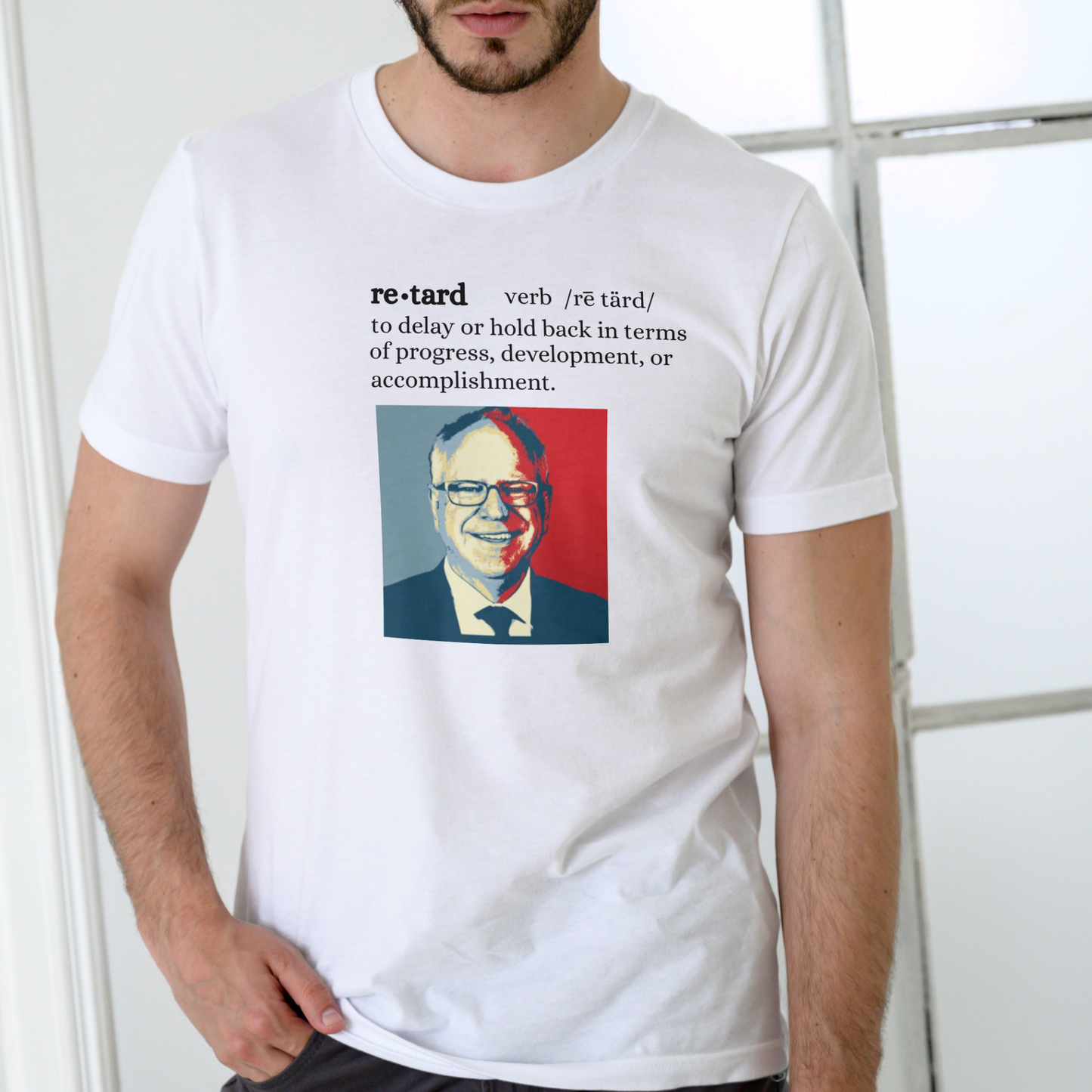 TIM WALZ DEFINITION T Shirt, Unisex Cotton