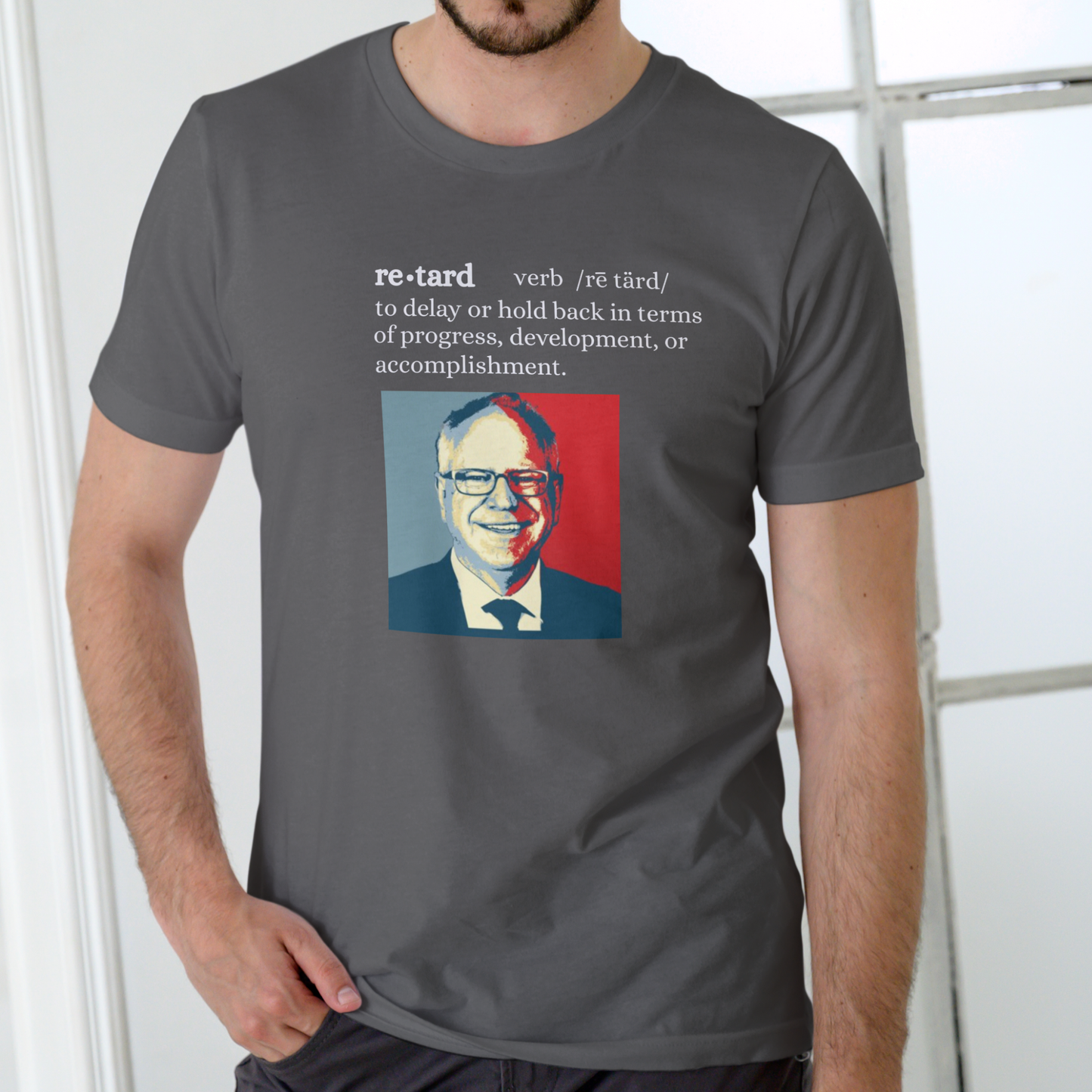 TIM WALZ DEFINITION T Shirt, Unisex Cotton