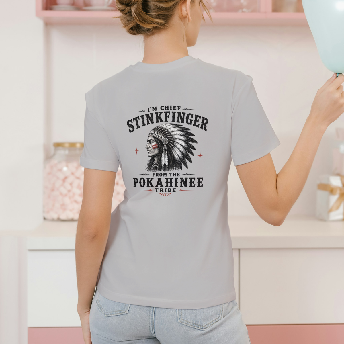 I'M CHIEF STINKFINGER FROM THE POKAHINEE TRIBE T Shirt