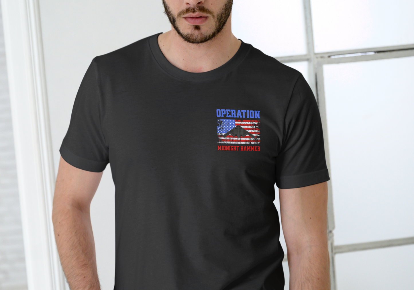 OPERATION MIDNIGHT HAMMER, T-SHIRT, UNISEX, COTTON