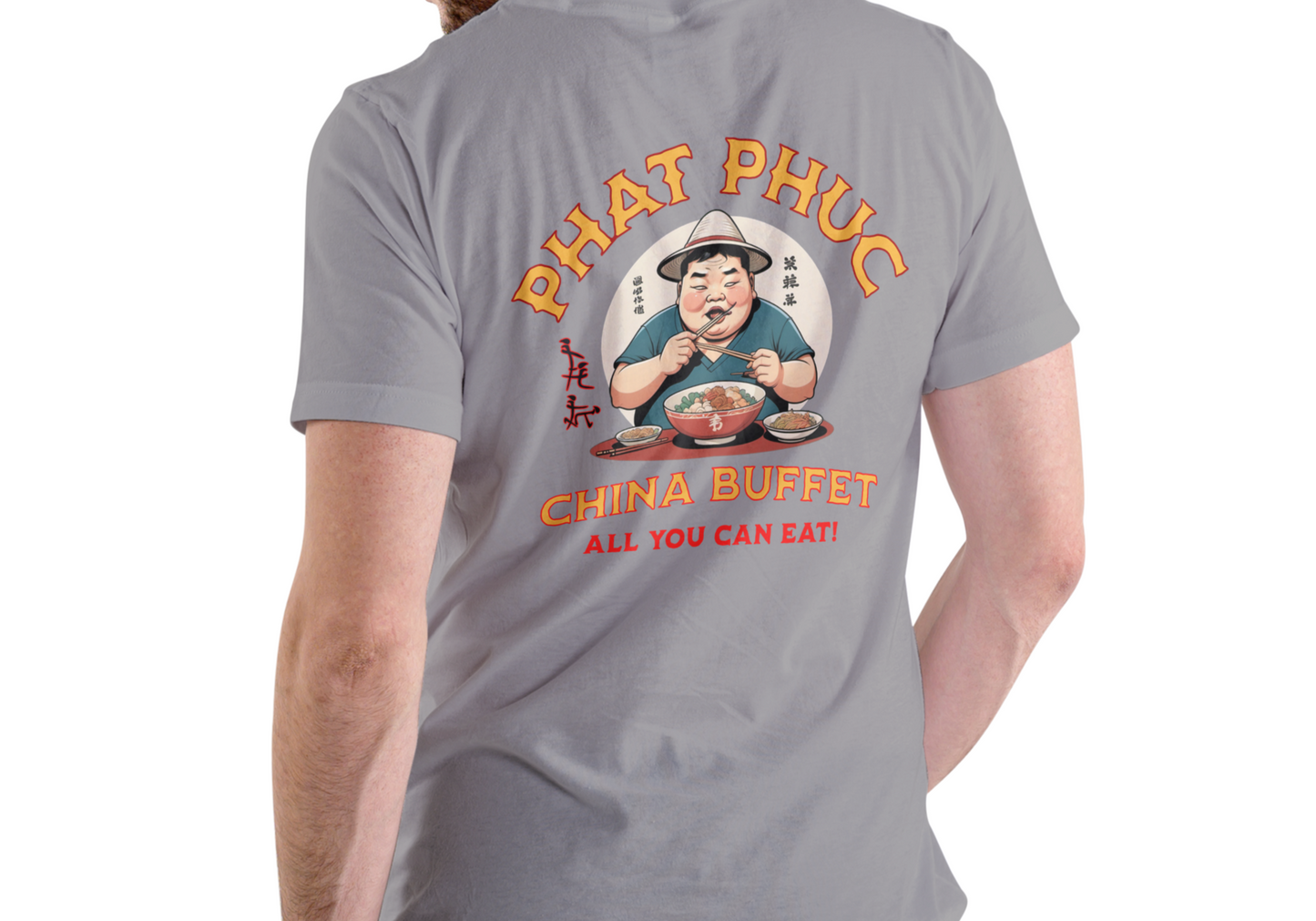 PHAT PHUC CHINA BUFFET, T-SHIRT, UNISEX, COTTON