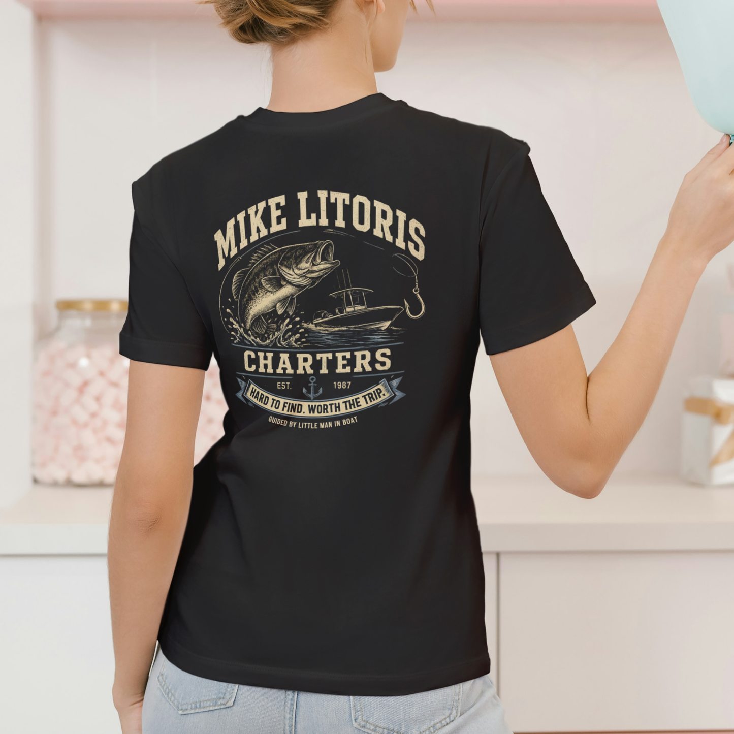 MIKE LITORIS CHARTERS – Funny Unisex Cotton T-Shirt