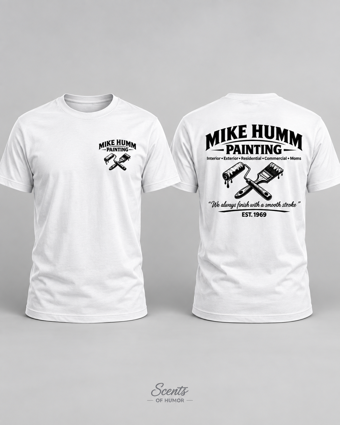 Mike Humm Painting – Funny Painter T-Shirt