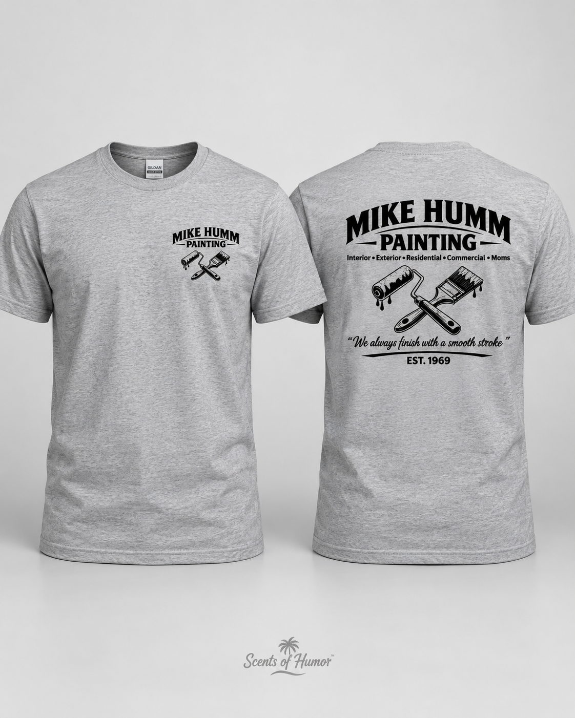 Mike Humm Painting – Funny Painter T-Shirt