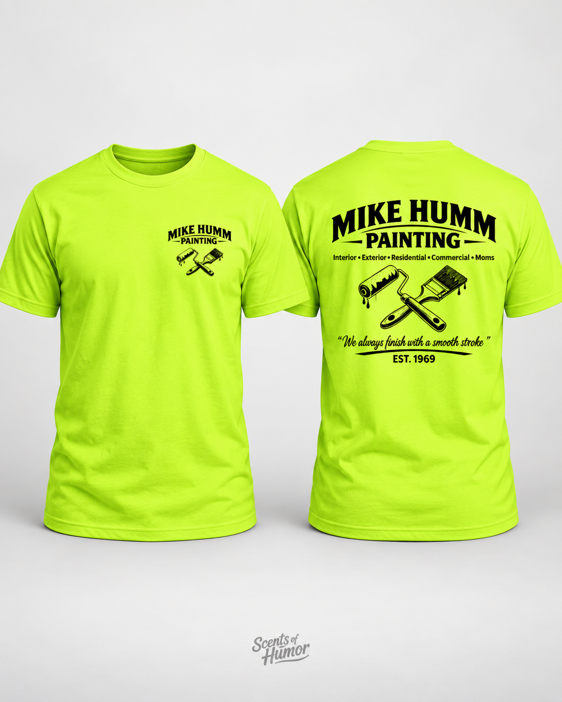 Mike Humm Painting – Funny Painter T-Shirt