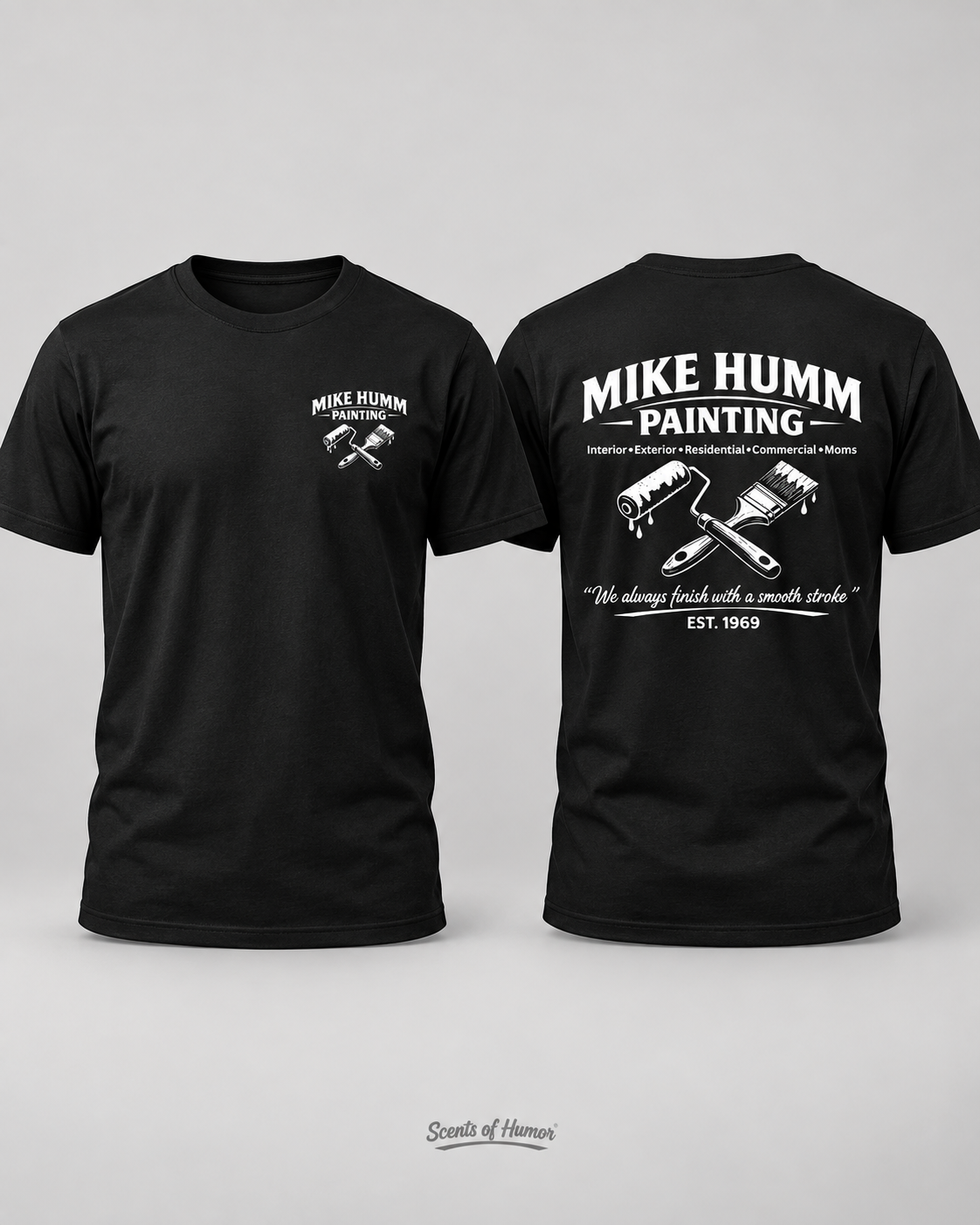 Mike Humm Painting – Funny Painter T-Shirt