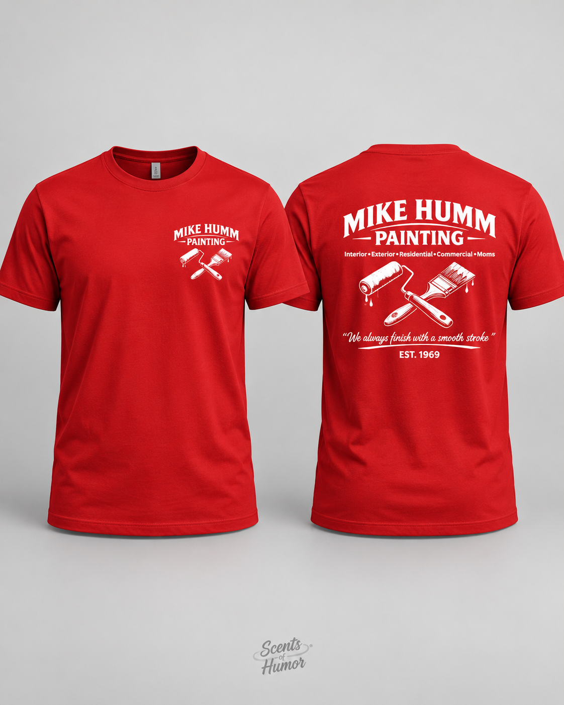 Mike Humm Painting – Funny Painter T-Shirt