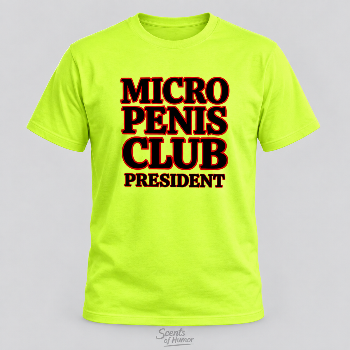 MICRO PENIS CLUB PRESIDENT Funny T Shirt, Unisex Cotton