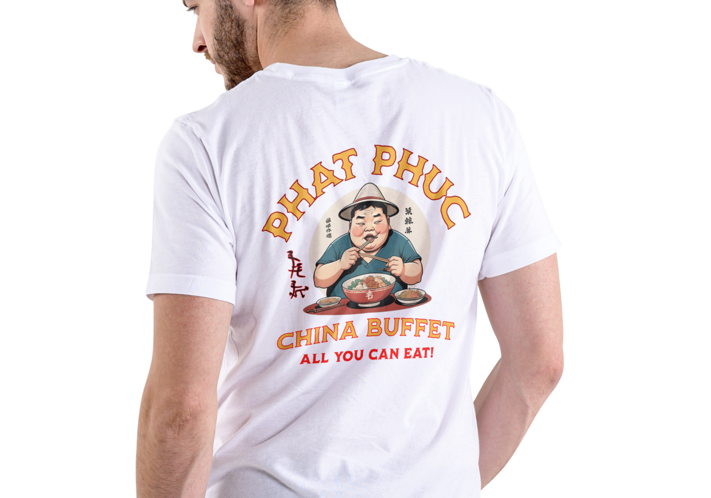 PHAT PHUC CHINA BUFFET, T-SHIRT, UNISEX, COTTON