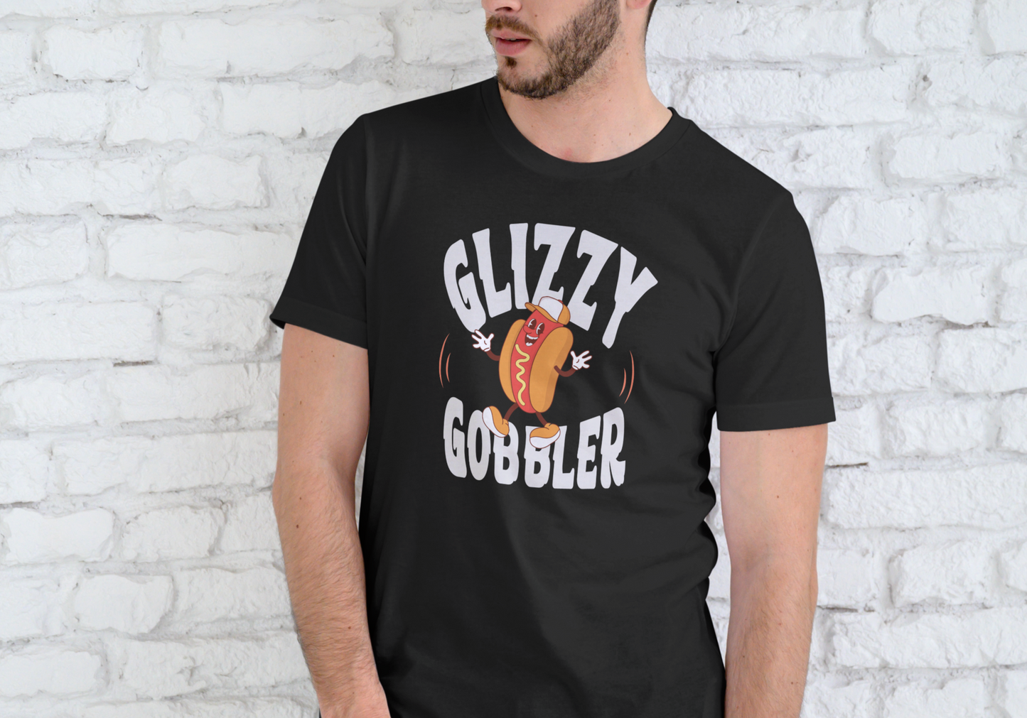 GLIZZY GOBBLER, T-SHIRT, UNISEX, COTTON