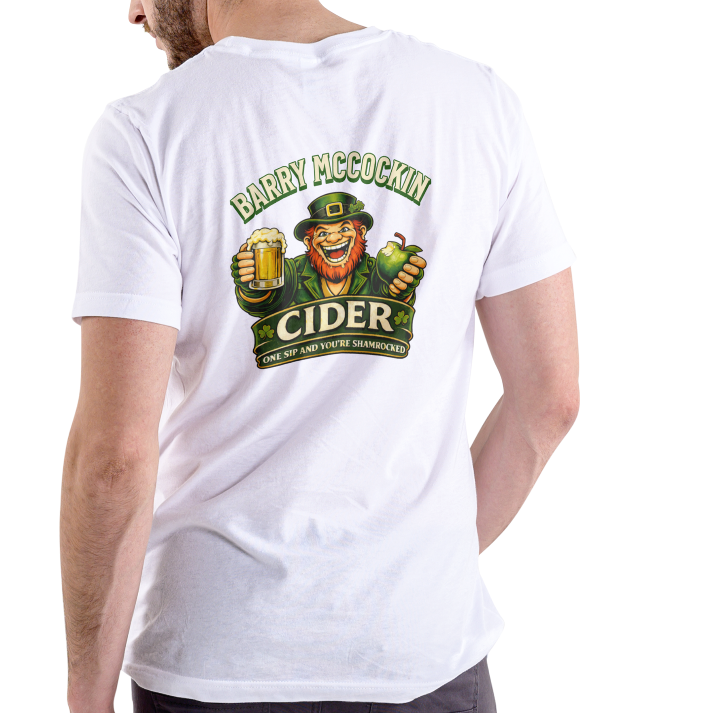 BARRY MCCOCKIN CIDER – Unisex Cotton Streetwear T-Shirt