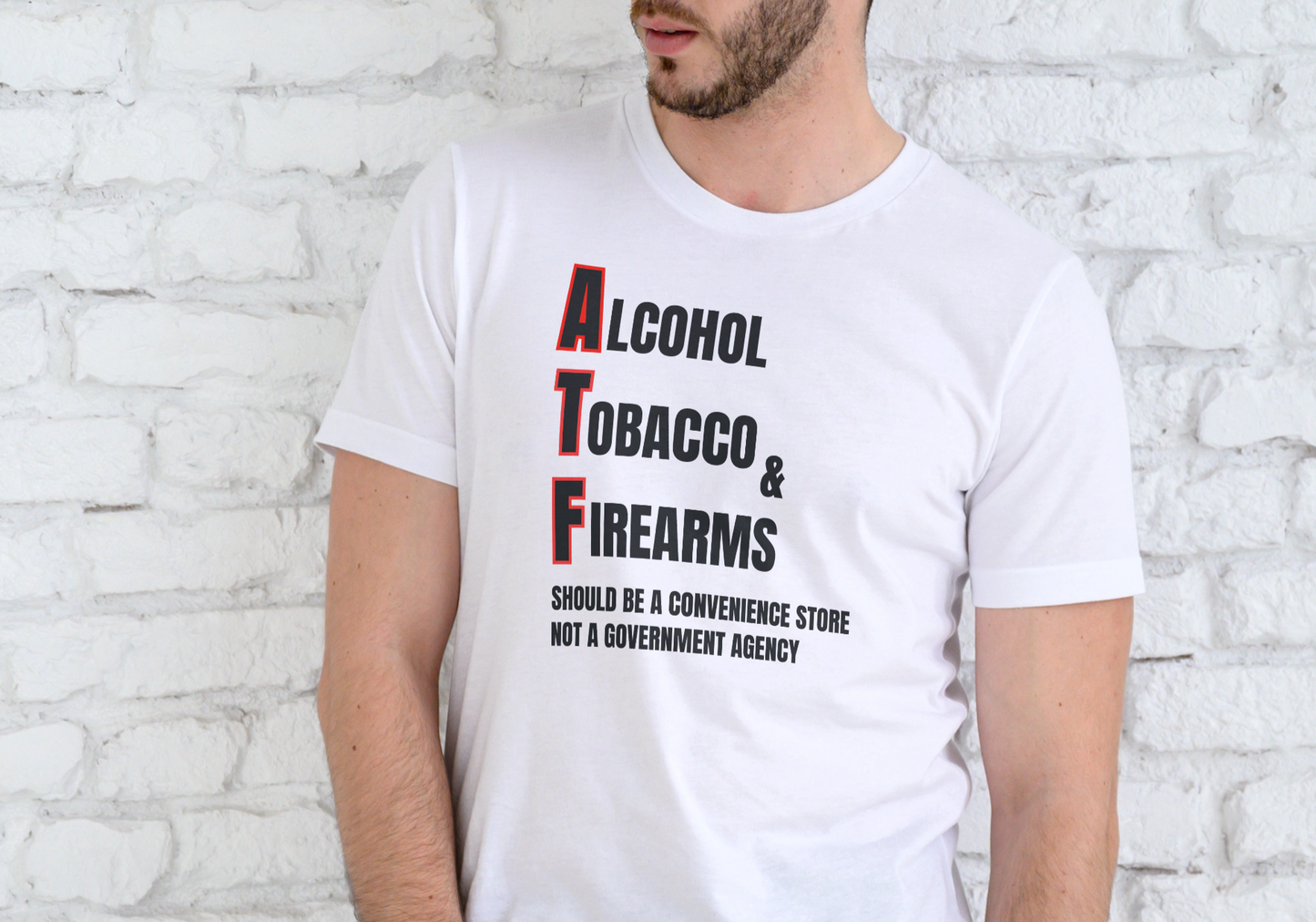 ATF SHOULD BE A CONVENIENCE STORE, T-SHIRT, UNISEX, COTTON
