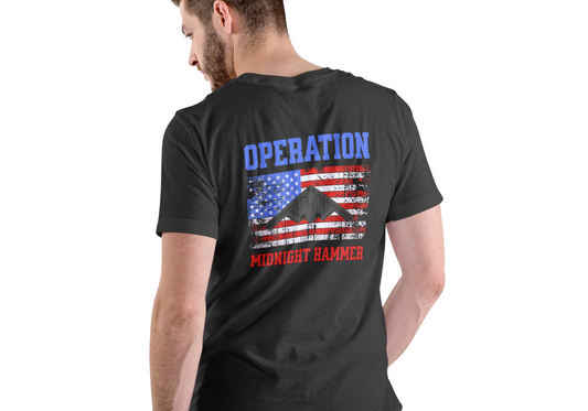 OPERATION MIDNIGHT HAMMER, T-SHIRT, UNISEX, COTTON
