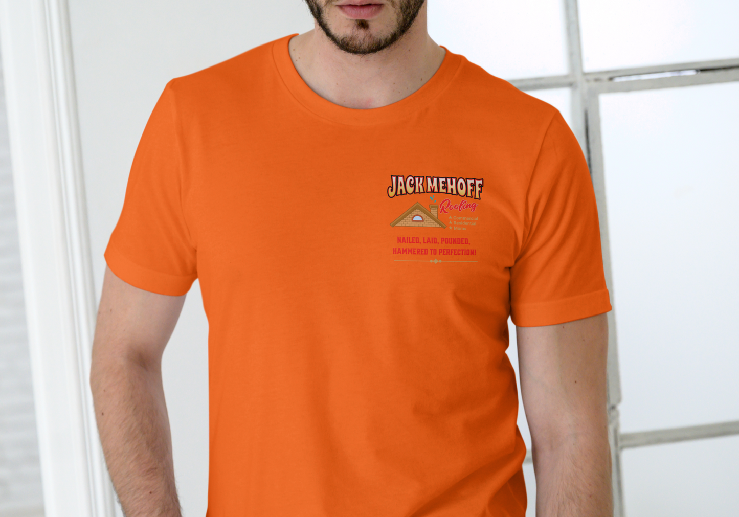 JACKS Roofing , T-SHIRT, UNISEX, COTTON