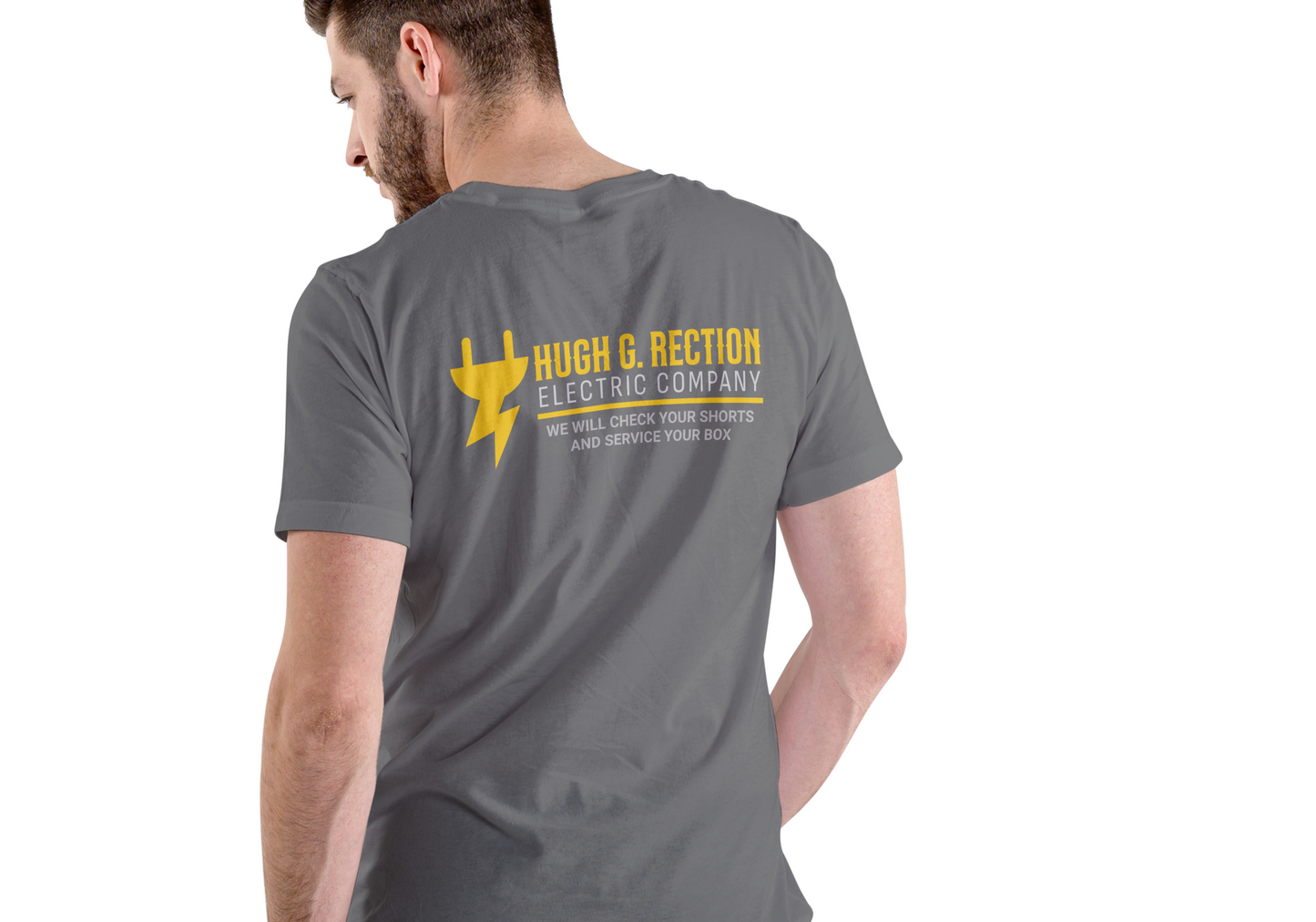 Hugh G. Rection Electric Company, T-SHIRT, UNISEX, COTTON