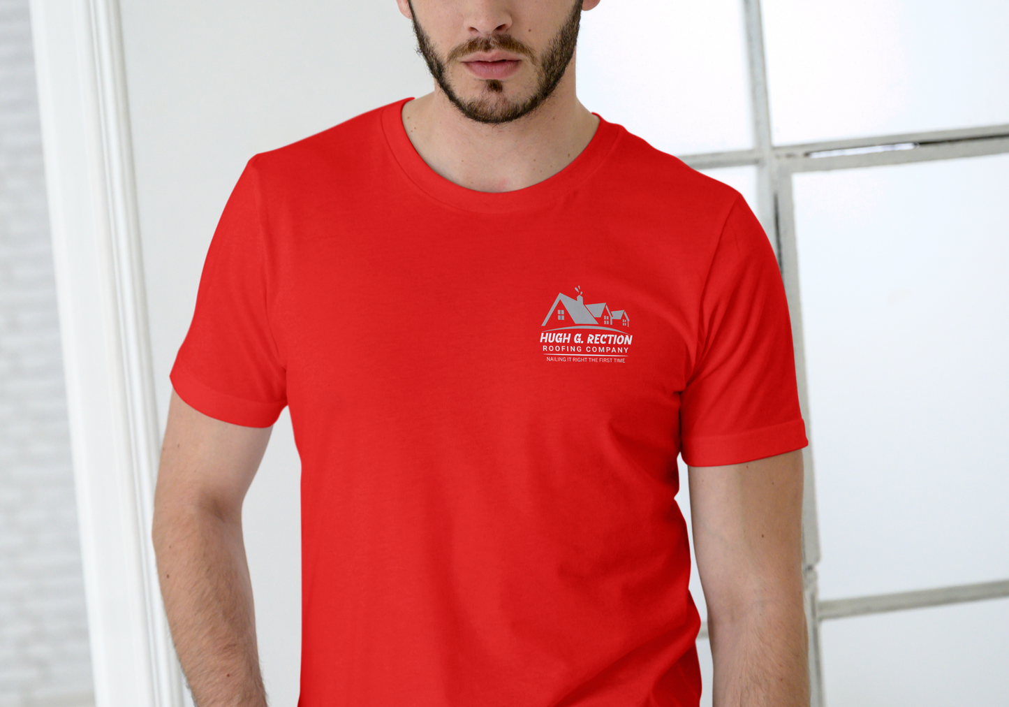 Hugh G. Rection Roofing Company, T-SHIRT, UNISEX, COTTON