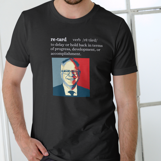 TIM WALZ DEFINITION T Shirt, Unisex Cotton