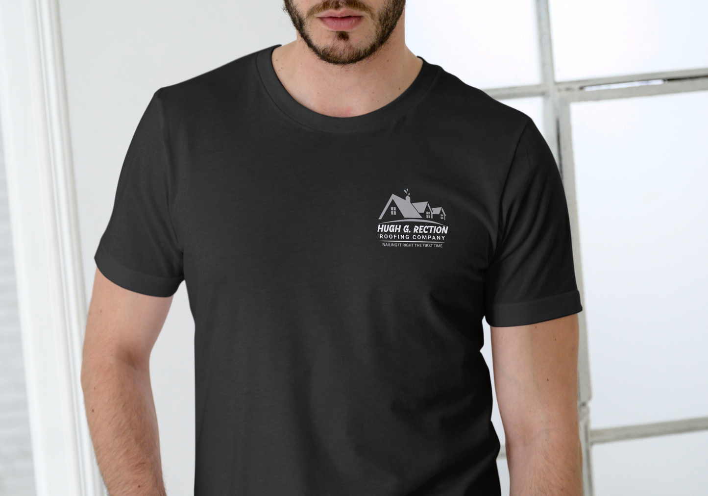 Hugh G. Rection Roofing Company, T-SHIRT, UNISEX, COTTON