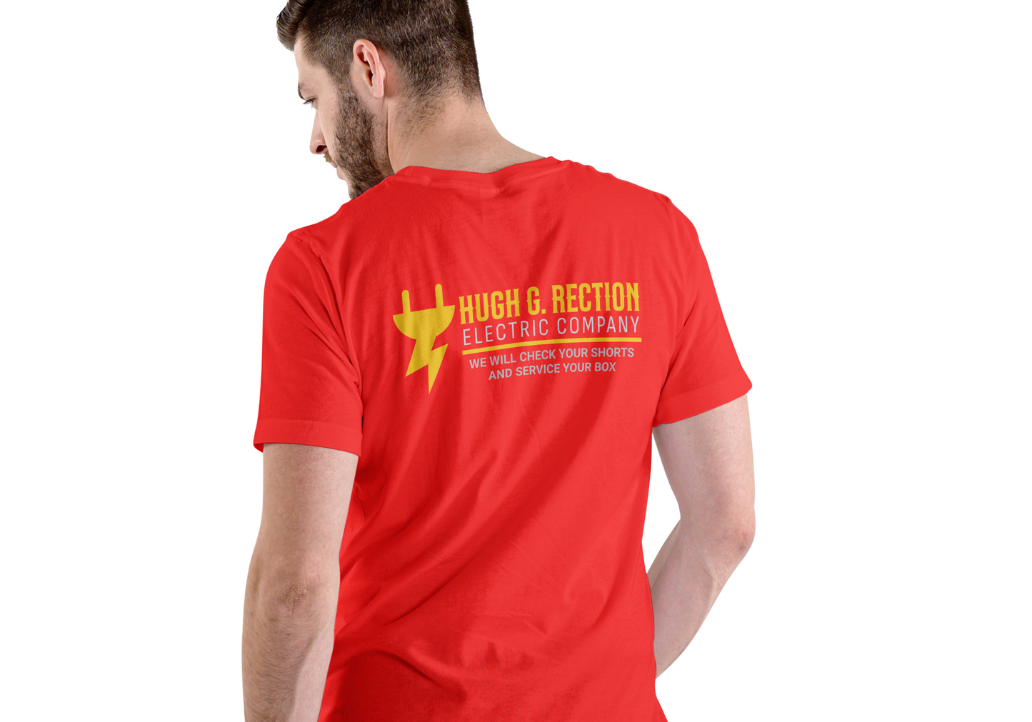 Hugh G. Rection Electric Company, T-SHIRT, UNISEX, COTTON