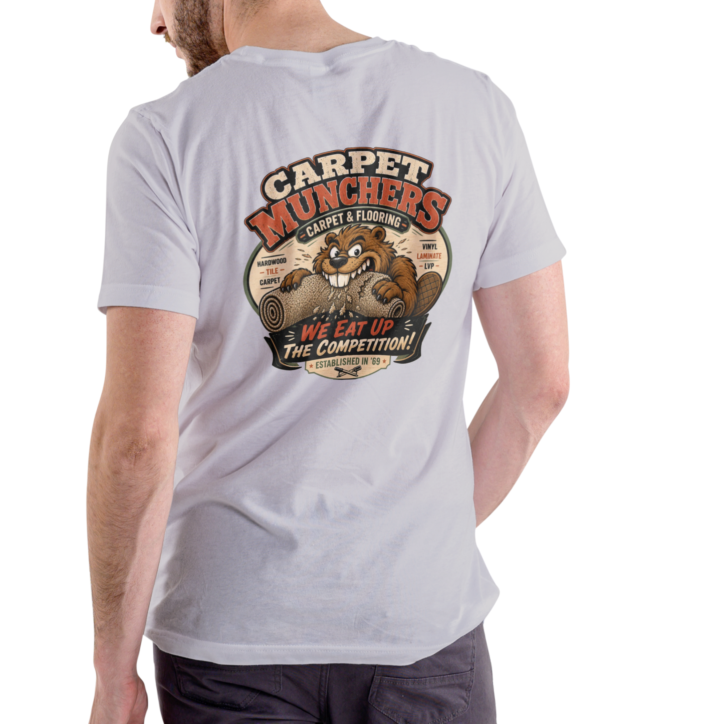CARPET MUNCHERS funny flooring T Shirt