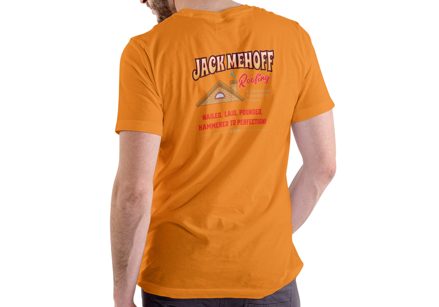 JACKS Roofing , T-SHIRT, UNISEX, COTTON