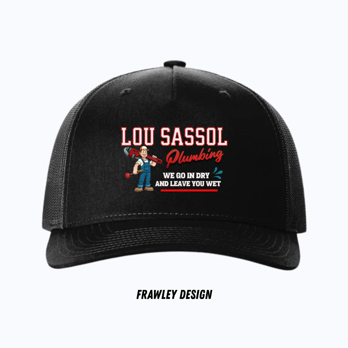 LOU SASSOL PLUMBING TRUCKER HAT, RICHARDSON 112