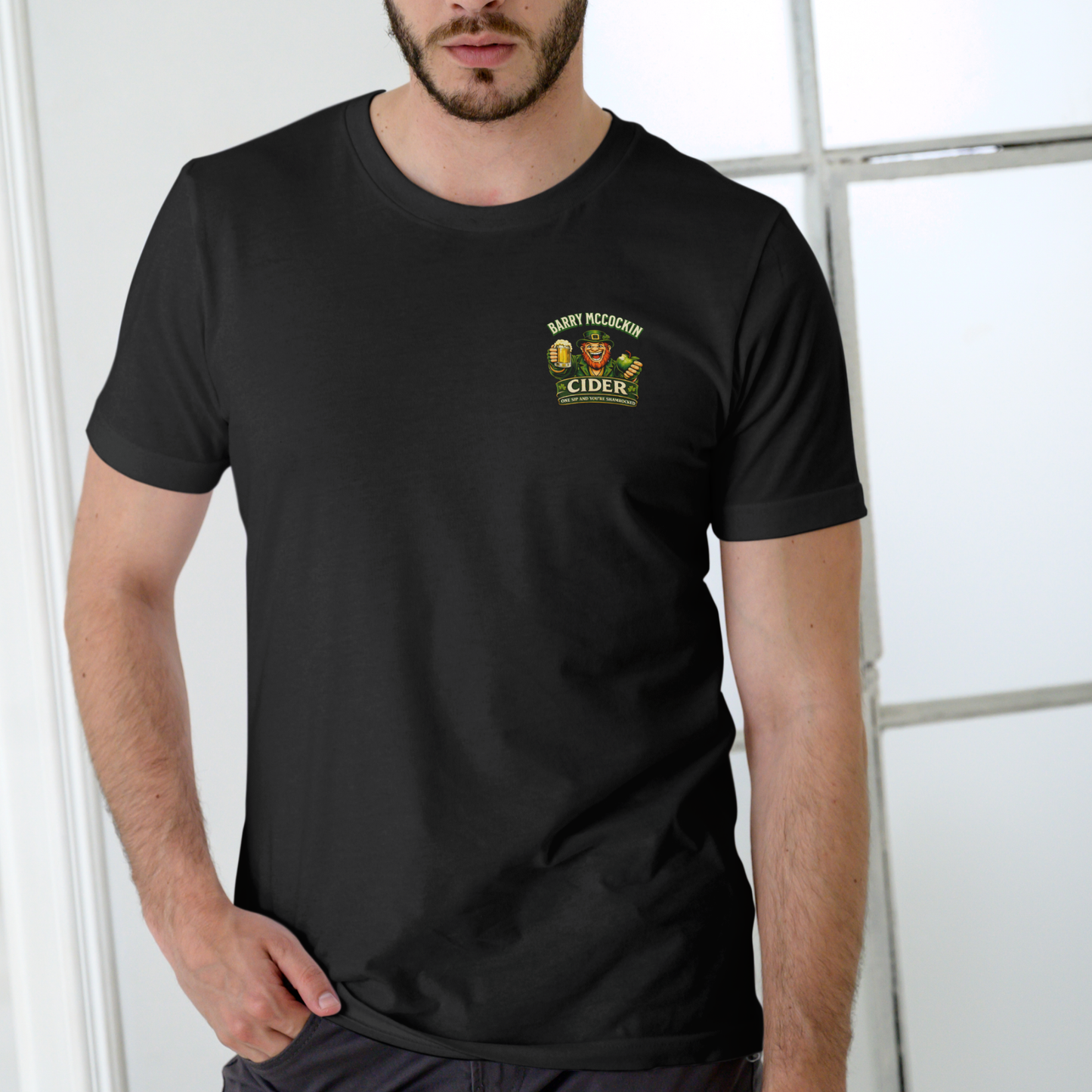 BARRY MCCOCKIN CIDER – Unisex Cotton Streetwear T-Shirt