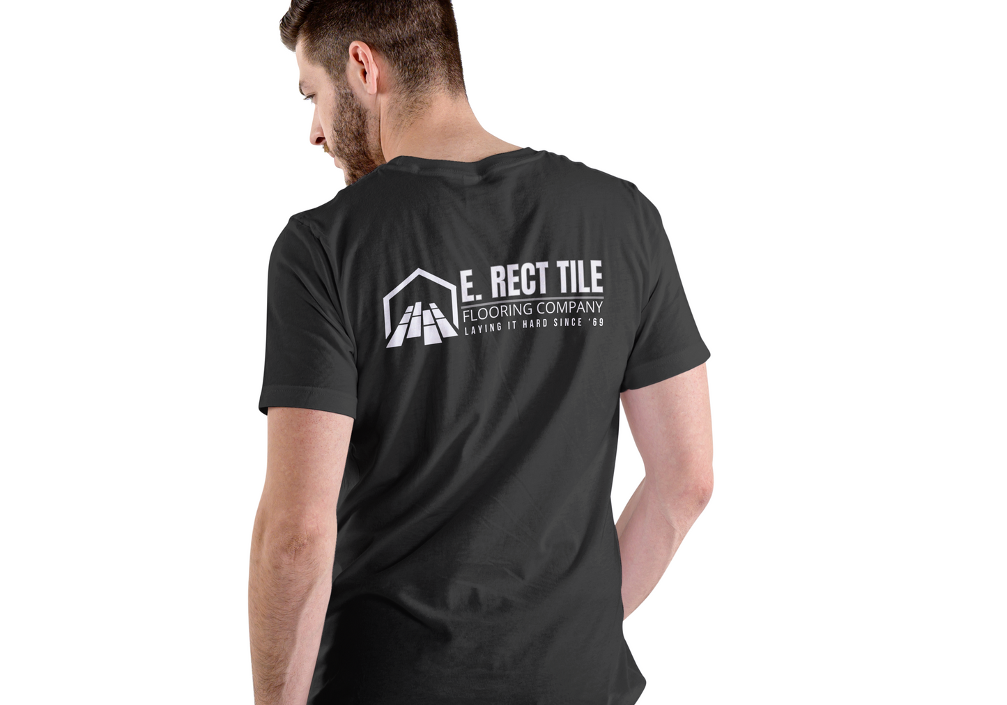 E Rect Tile Flooring Co., T-SHIRT, UNISEX, COTTON