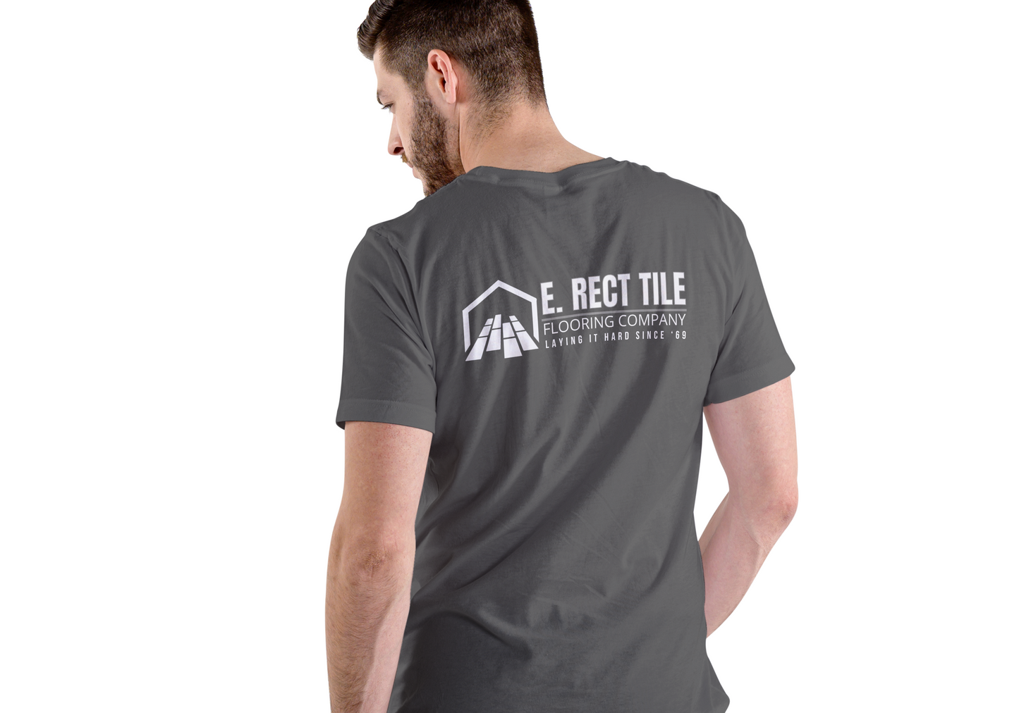 E Rect Tile Flooring Co., T-SHIRT, UNISEX, COTTON