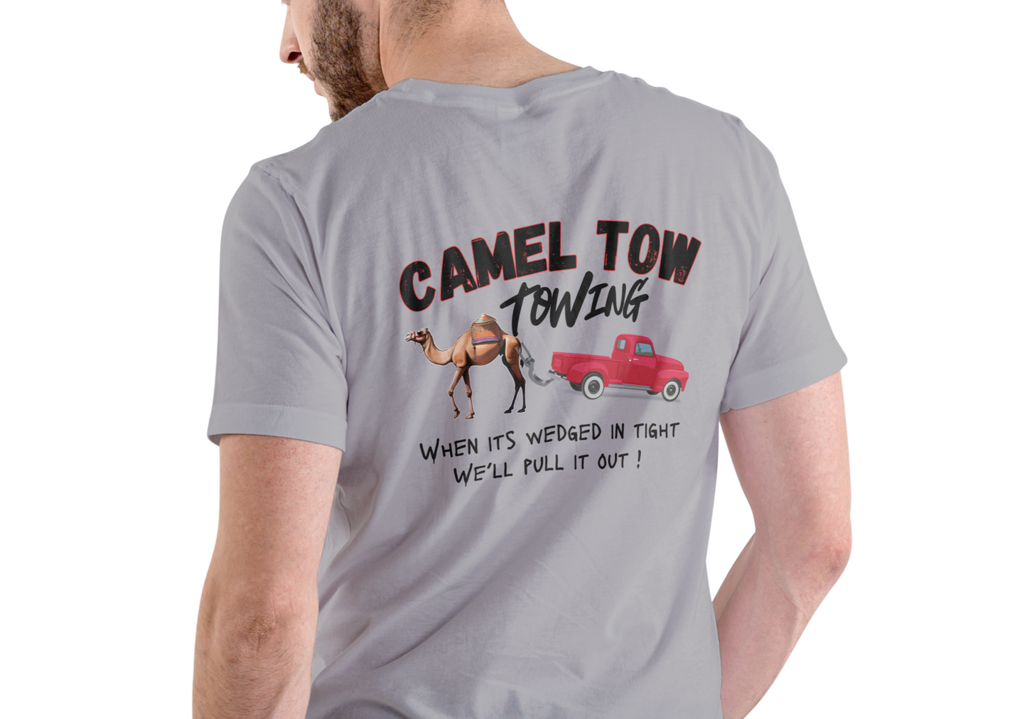 CAMEL TOW TOWING, T-SHIRT, UNISEX, COTTON