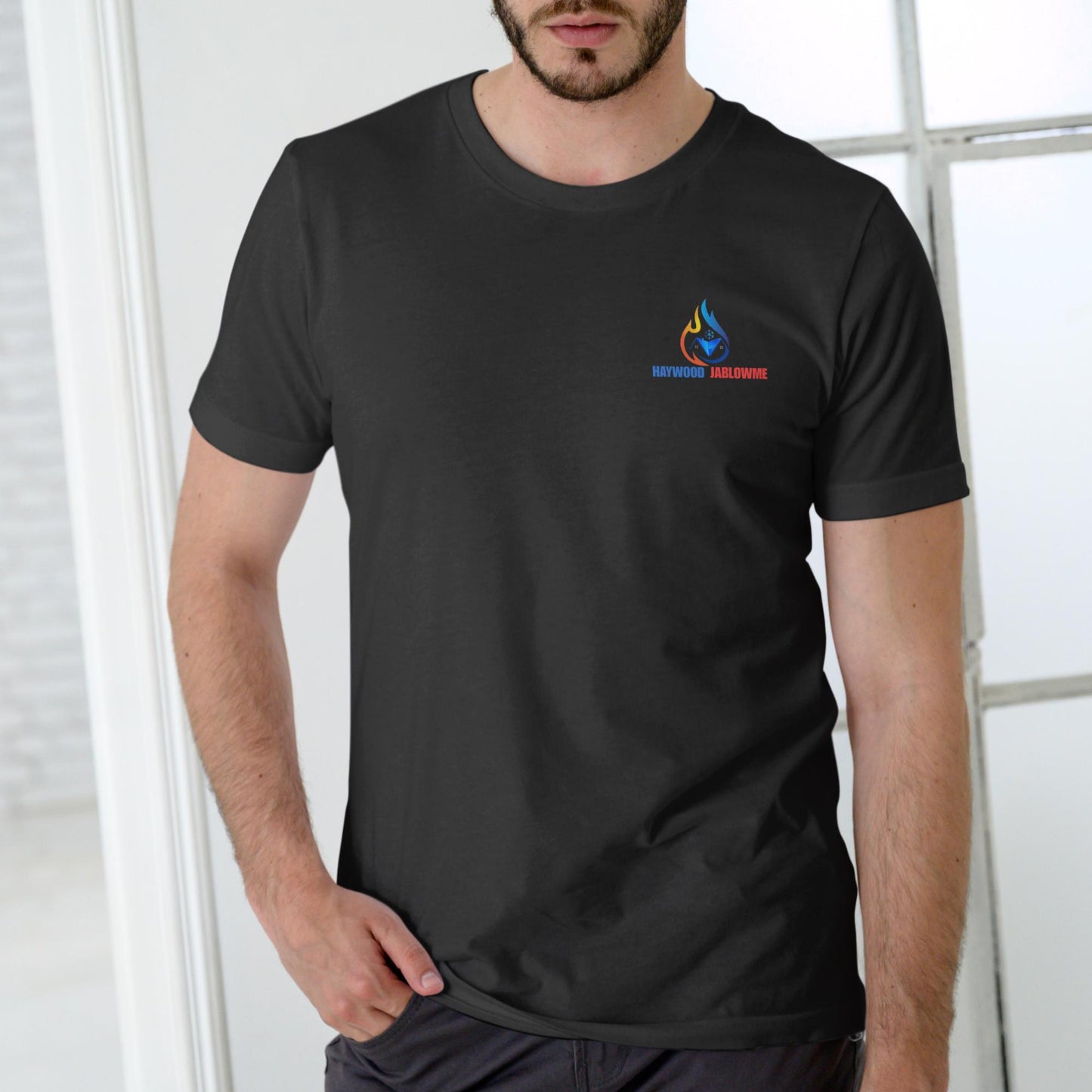 HAYWOOD JABLOWME HEATING AND AIR CONDITIONING, Unisex Cotton funny name T Shirt