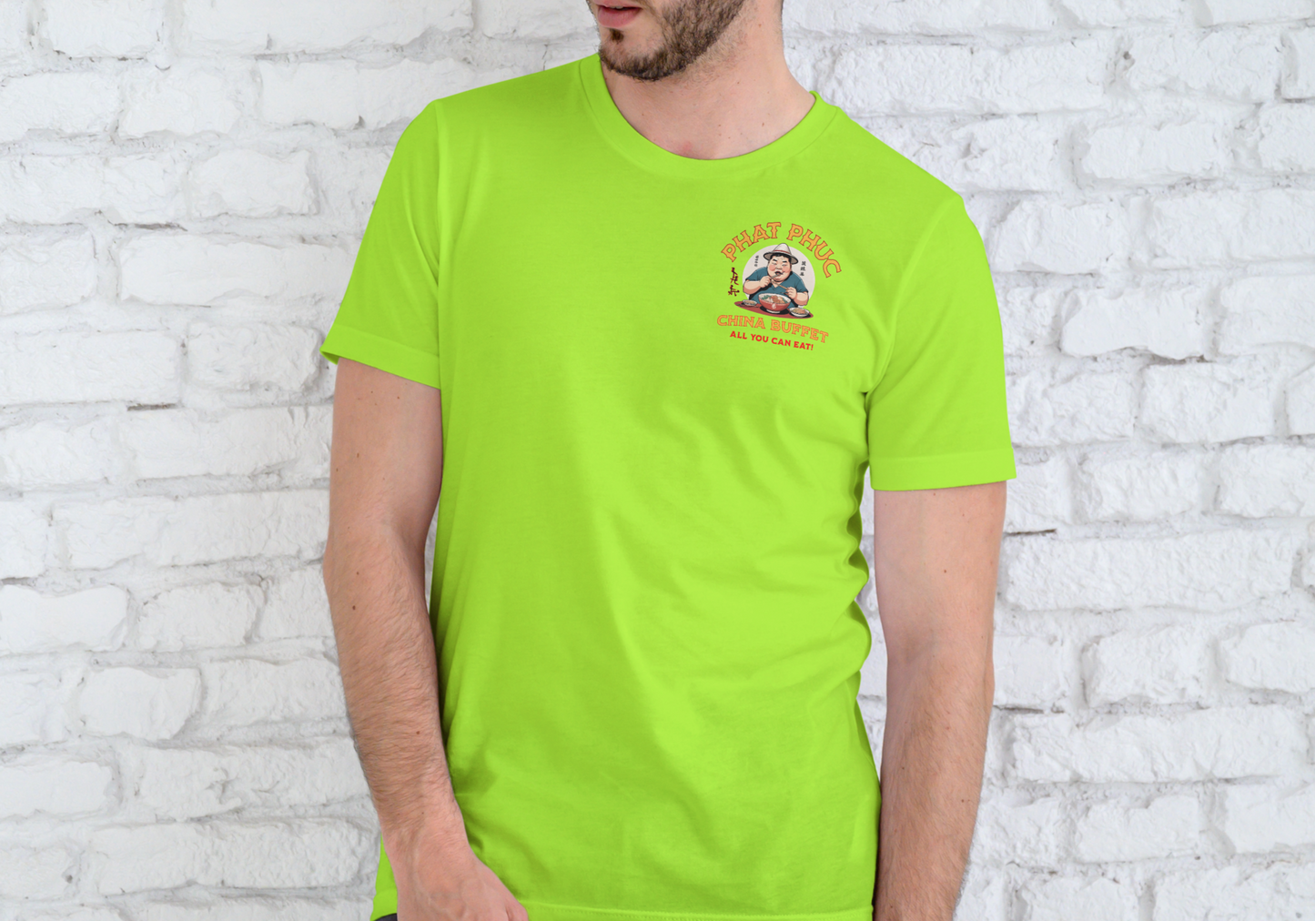 PHAT PHUC CHINA BUFFET, T-SHIRT, UNISEX, COTTON