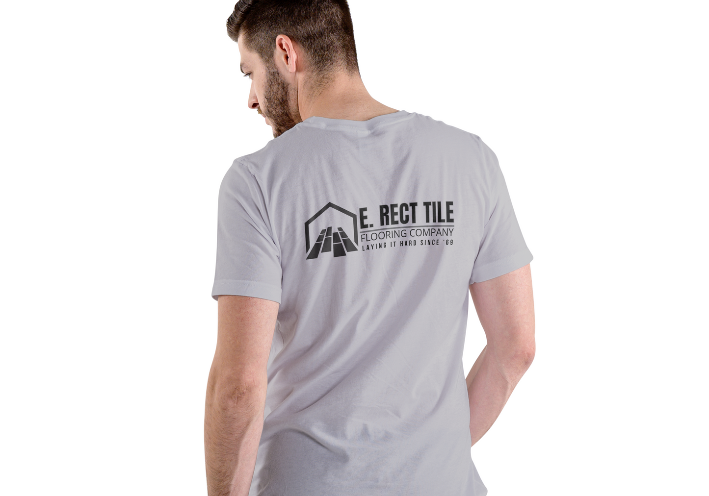 E Rect Tile Flooring Co., T-SHIRT, UNISEX, COTTON