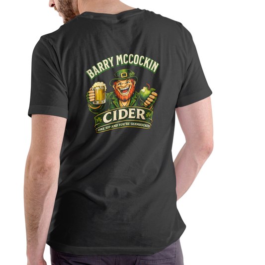 BARRY MCCOCKIN CIDER – Unisex Cotton Streetwear T-Shirt